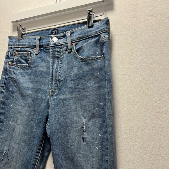 Gap True Skinny Paint Splatter Jeans - Picture 4 of 6